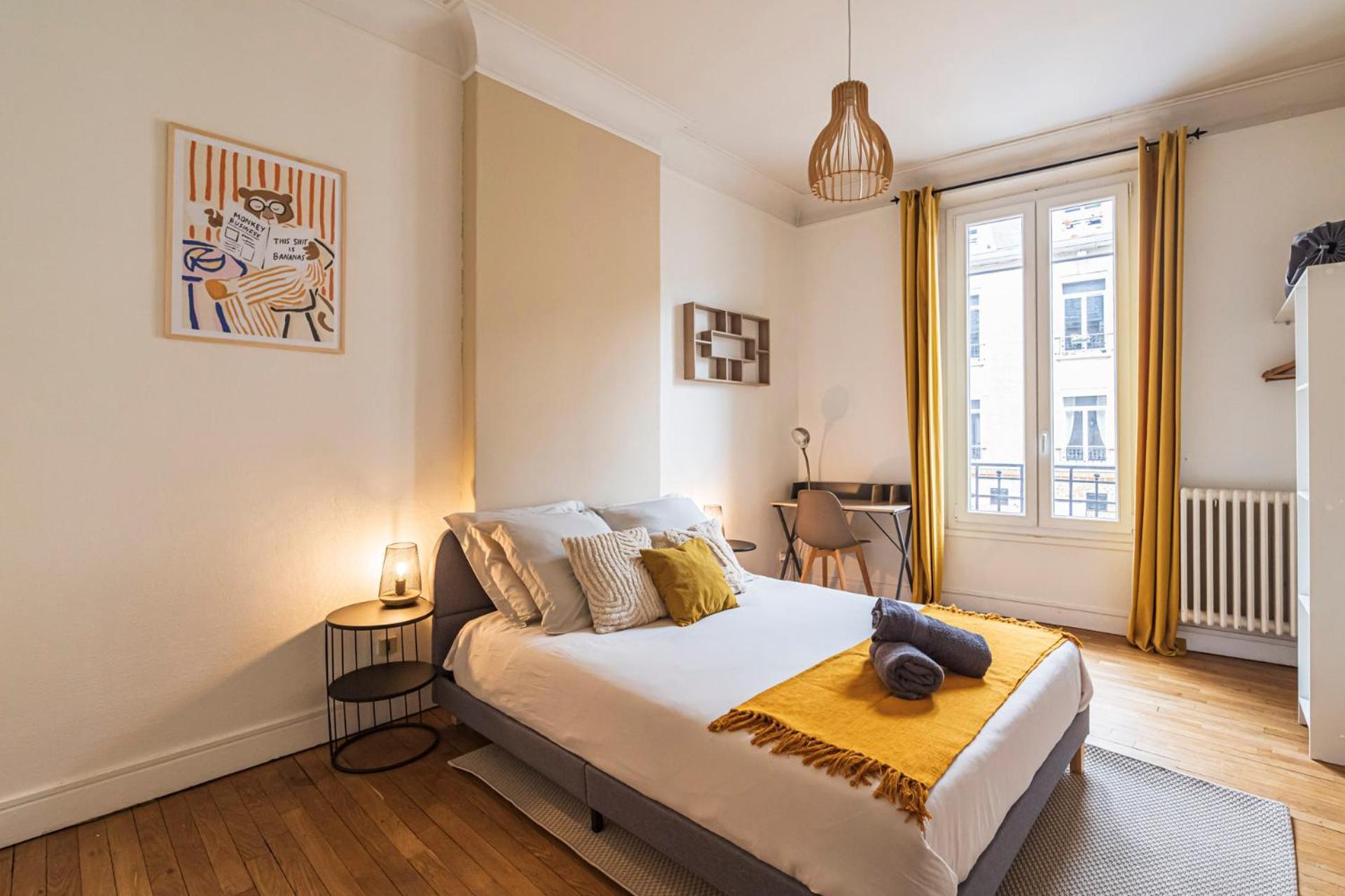 L'Haussmannien - Spacieux 4 Chambres - Centre - Gare ランス エクステリア 写真
